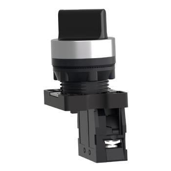 Seletor Schneider Easy Harmony XA2 Plástico 2 Posições Fixas 1NA. Cód: XA2ED21