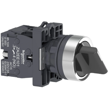 Seletor Schneider Easy Harmony XA2 Plástico 3 Posições Fixas 2NA. Cód: XA2ED33
