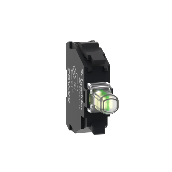 Bloco Luminoso Schneider LED Branco 220V-240V ZBVM1