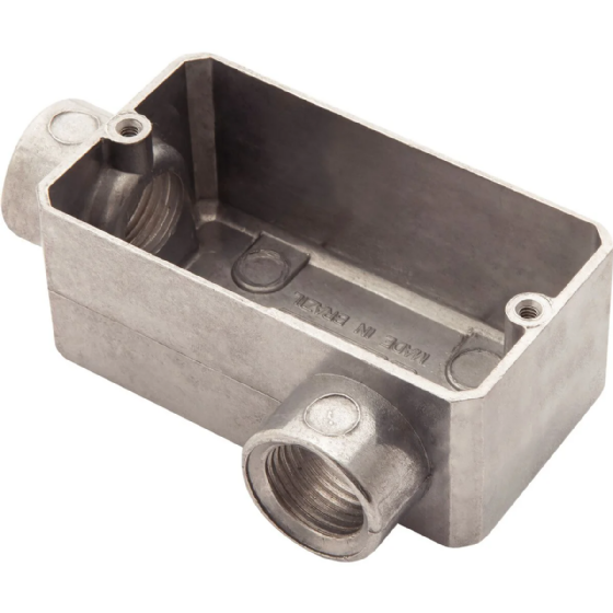 Condulete Alumínio Tipo LR 1" com Rosca com Tampa 56105/023
