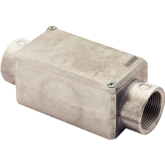 Condulete Alumínio Com Rosca BSP Tipo C 1.1/2" Com Tampa 56101/305
