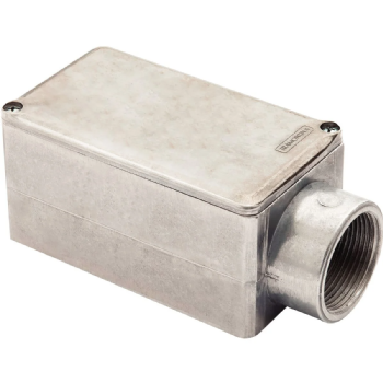 Condulete Alumínio Com Rosca BSP Tipo E 1.1/2" Com Tampa 56102/305