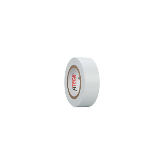 Fita Isolante Steck 10m x 19mm Branca. Cód: SFT1310BC