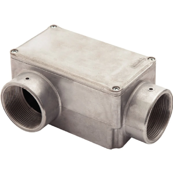 Condulete Alumínio Com Rosca BSP Tipo LR 2" Com Tampa 56105/306