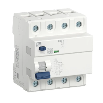 Dispositivo DR WEG RDWH-A-30-63-4-D99, 30mA, 63A, 4P. Cód: 14763993