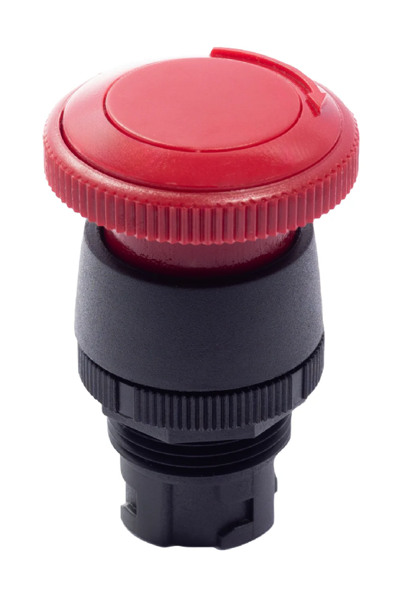Botão Emergência Schmersal 22mm VM Gira p/ Soltar EP2 36/03. Cód: 13010603