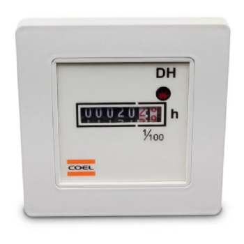 Totalizador de Horas Coel DH 1/10 80VCC Eletromecânico