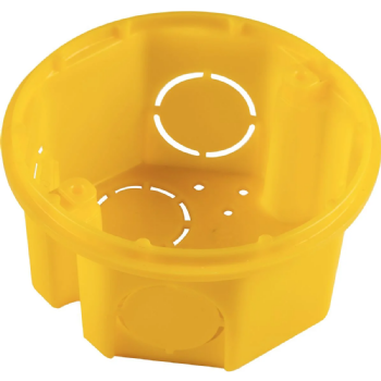 Caixa PVC 3x3 Amarela p/ Embutir 57500/043