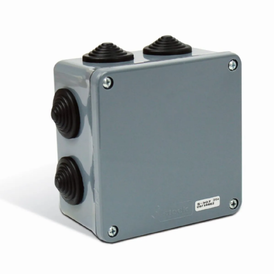 Caixa de Passagem Steck Dex IP54 100x100x60mm. Cód: S307