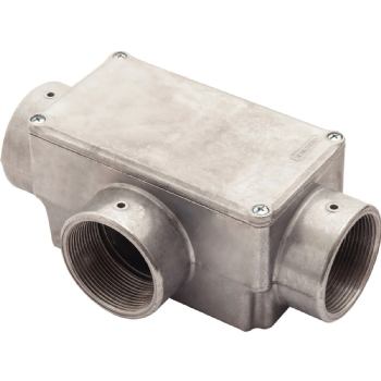 Condulete Alumínio Com Rosca BSP Tipo T 2" Com Tampa 56106/306