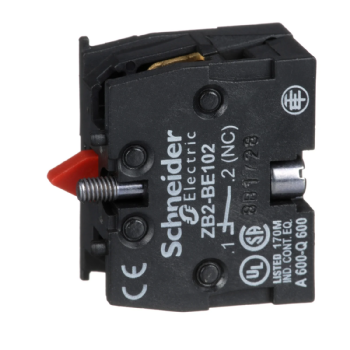 Bloco de Contato Schneider 1NF ZB2BE102 para Botoeira XAC