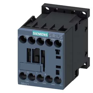 Contator Auxiliar Siemens Sirius 3RH21 24VCC 2NA+2NF. Cód: 3RH2122-1BB40