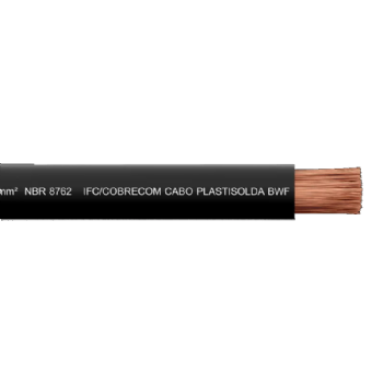 Cabo de Solda 750V 95,0mm² Preto (por metro) - Cobrecom
