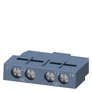 Contato Auxiliar Transversal Frontal 1NA+1NF. Cód: 3RV2901-1E