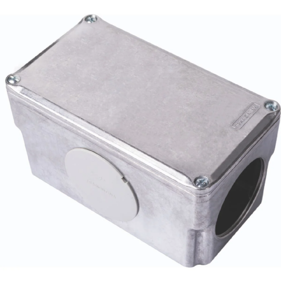 Condulete Alumínio Múltiplo Tipo X 2" com Tampa 56200/006