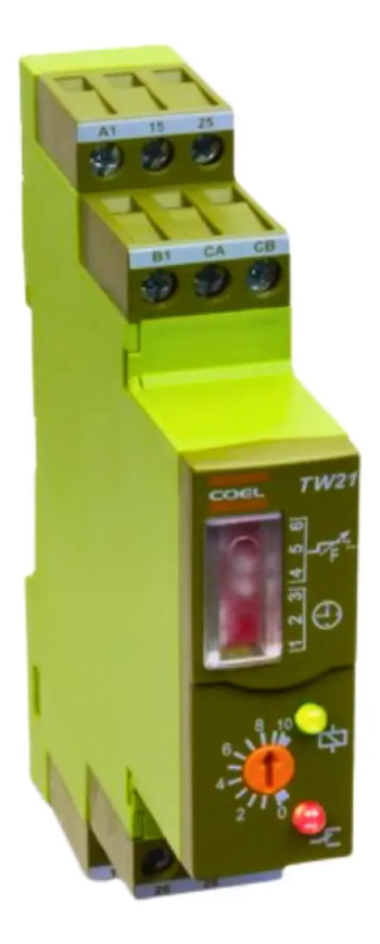 Temporizador Eletrônico Coel TW21 94-242VCA Retardo na Energização