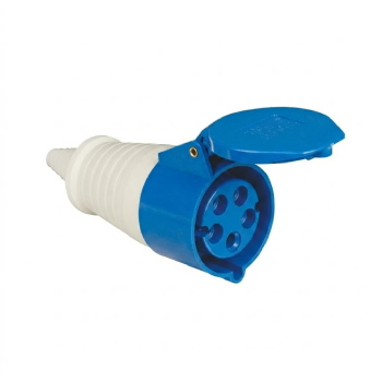Acoplamento Industrial 3P+N+T 32A 220V Azul 14684879