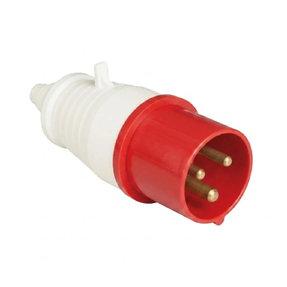Plug Industrial 2P+T 16A 380-440V 9H Vermelho 14684571