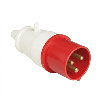 Plug Industrial 2P+T 32A 380-440V 9H Vermelho 14684574