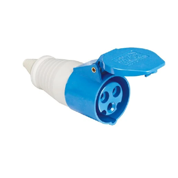 Acoplamento Industrial 2P+T 32A 220V 6H Azul 14684869