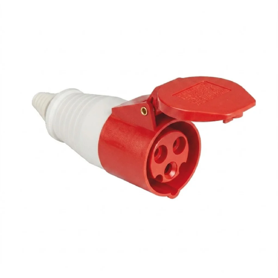 Acoplamento Industrial 2P+T 32A 380V 9H Vermelho 14684909
