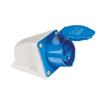 Tomada Sobrepor Industrial WEG 2P+T 32A 220-240V 6H Azul. Cód: 14684683