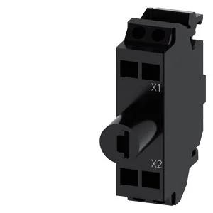 Bloco de LED Branco 24VCA/VCC, Conexão por Mola. Cód: 3SU14012BB603AA0