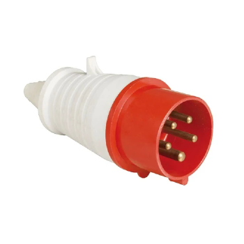 Plug Industrial 3P+N+T 32A 380V 6H Vermelho 14684576