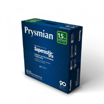 Cabo Flexível Prysmian Superastic 750V 1, 5mm² VD. Cód: 23234805