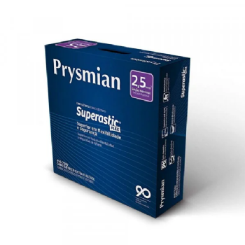 Cabo Flex Prysmian Superastic 750V 2, 5mm² Branco. Cód: 23235801