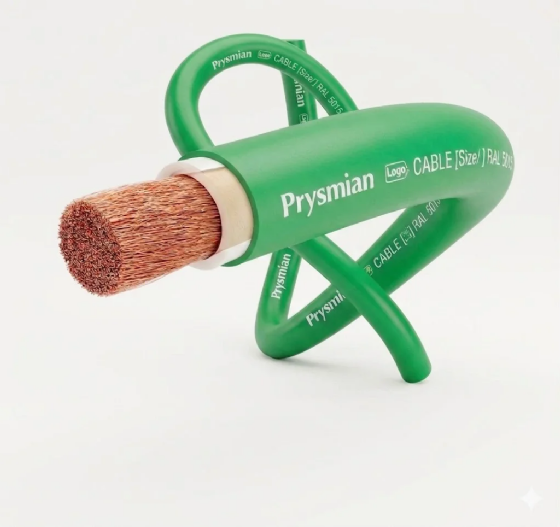 Cabo Afumex Flex Prysmian 1kV 10, 0mm² Verde. Cód: 23874405