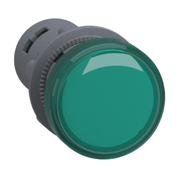 Sinaleiro LED Schneider Easy Harmony XA2 Verde 24V. Cód: XA2EVB3LC
