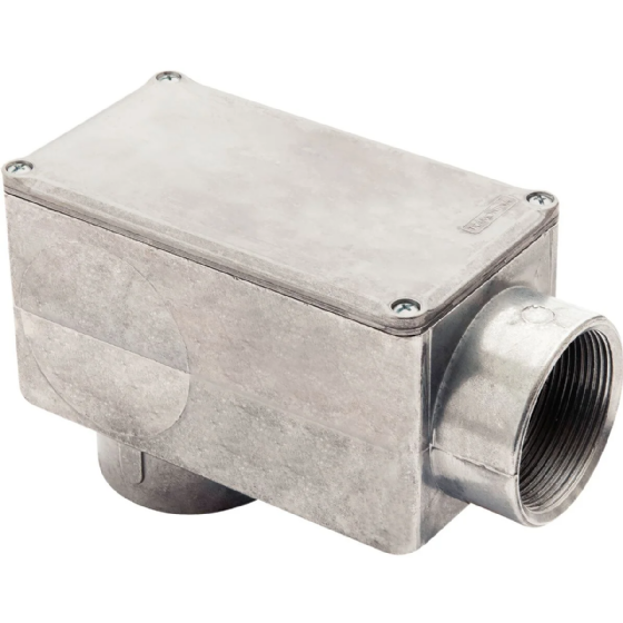 Condulete Alumínio Com Rosca BSP Tipo LB 2" Com Tampa 56103/306