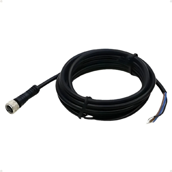 Conector Fêmea Reto M8 3P 2m CF-V83R/2 Sense