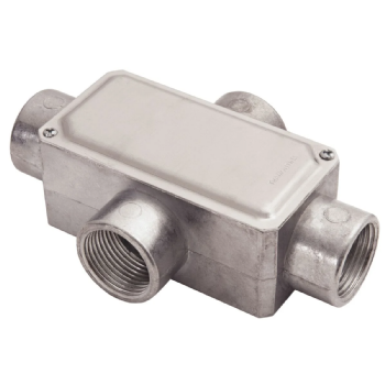 Condulete Alumínio Com Rosca BSP Tipo X 1" Com Tampa 56109/023