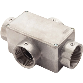 Condulete Alumínio Com Rosca BSP Tipo X 2" Com Tampa 56109/306