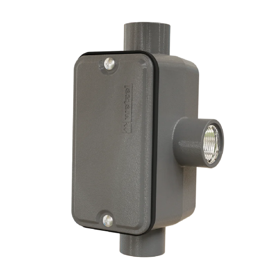 Condulete Alumínio 3/4" Tipo T Com Tampa BSP Wetzel