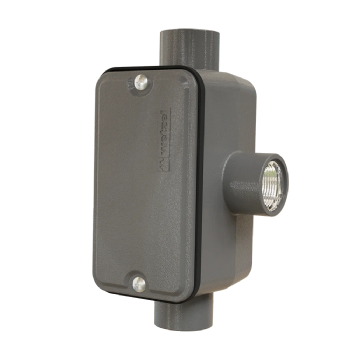 Condulete Alumínio 3/4" Tipo T Com Tampa BSP Wetzel