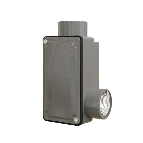 Condulete Alumínio 1" Tipo LR Com Tampa BSP Wetzel