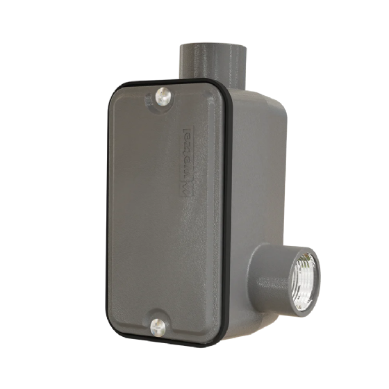 Condulete Alumínio 3/4" Tipo LR Com Tampa BSP Wetzel