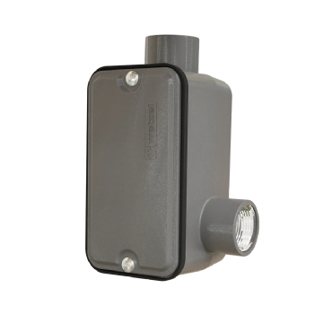 Condulete Alumínio 3/4" Tipo LR Com Tampa BSP Wetzel