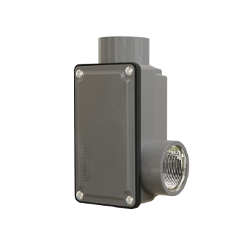 Condulete Alumínio 2" Tipo LR Com Tampa BSP Wetzel