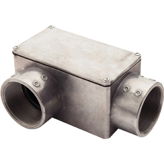 Condulete Alumínio Tipo LR 4" com Rosca com Tampa 56105/310