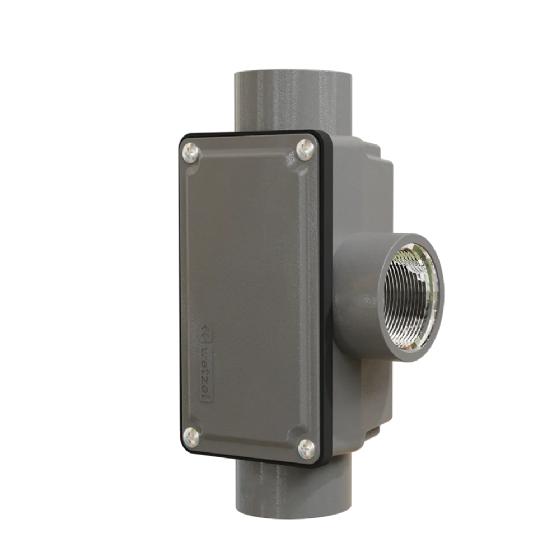 Condulete Alumínio 2" Tipo T Com Tampa BSP Wetzel