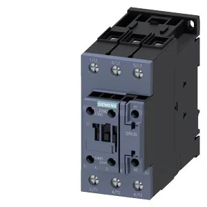 Contator Trifásico 80A 24VCC, 1NA+1NF. Cód: 3RT20381KB40