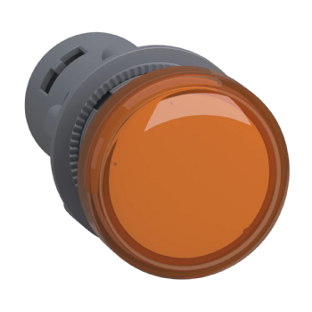 Sinaleiro Monobloco Schneider LED Laranja 220V 22mm XA2EVM5LC