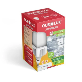 Lâmpada LED Bulbo Ourolux 80W 6500K E40 20384