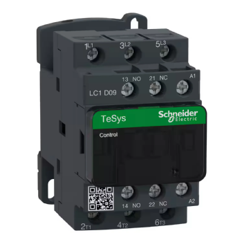 Contator Tripolar Schneider TeSys Deca 9A 220V 1NA+1NF LC1D09M7