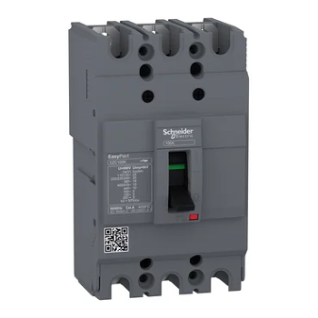 Disjuntor Caixa Moldada Tripolar Schneider EasyPact EZC 100A. Cód: EZC100N3100