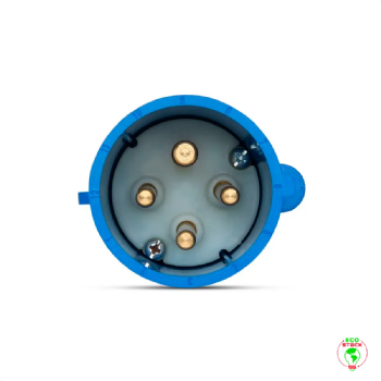 Plugue 3P+T Steck Newkon 32A 250V 9h Azul. Cód: N4279